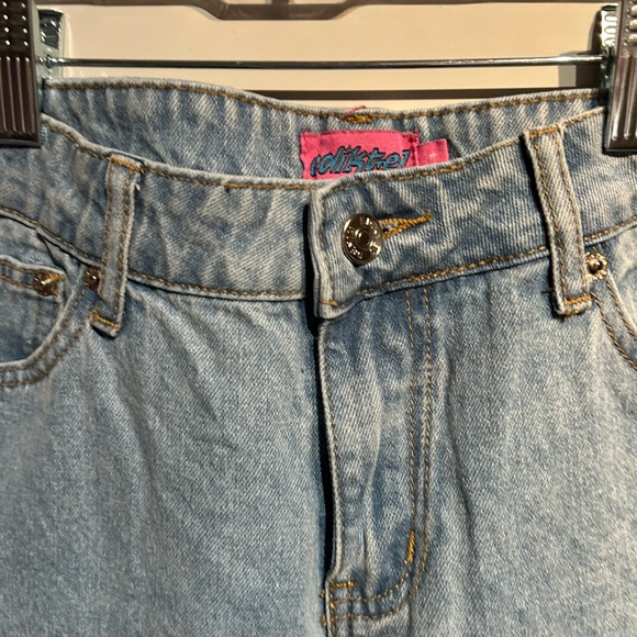 Edikted Raelynn Washed Low Rise Jeans - Picture 2 of 6